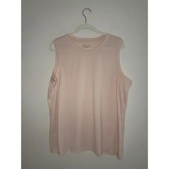 Athleta Womens Vital Tank 2.0 Size 1X Plus Pink Ballerina Gown Athleisure - Picture 2 of 7